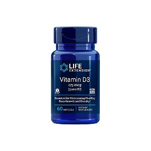 Vitamina D-3 7.000 UI 60 Cápsulas - Life Extension