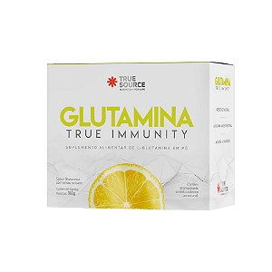 Glutamina de Limão TRUE IMMUNITY 30 Sachês - TRUE SOURCE