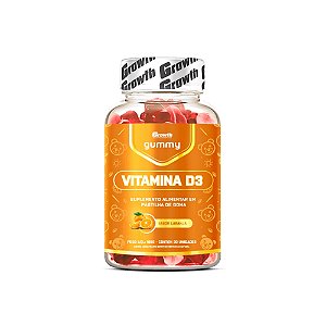 Vitamina D3 Gummy 30 Unidades - Growth Supplements