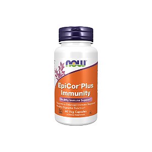 EpiCor Plus Immunity 500mg 60 Veg Cápsulas - Now Foods