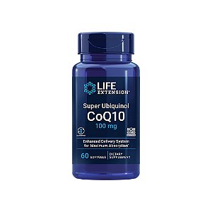 Super Ubiquinol CoQ10 100mg 60 Softgels - Life Extension