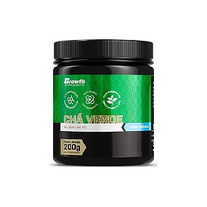 Chá Verde em pó instantâneo 200g - Growth Supplements
