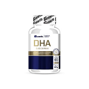 DHA Óleo de Peixe 60 Softgels - Growth Supplements