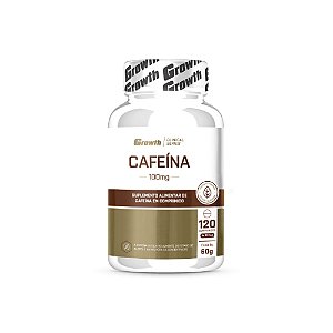 Cafeína 100mg 120 Comprimidos - Growth Supplements