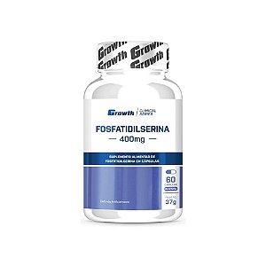 FOSFATIDILSERINA 400mg 60 Cápsulas - Growth Supplements