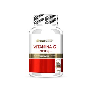 Vitamina C 1000mg 120 Comprimidos - Growth Supplements