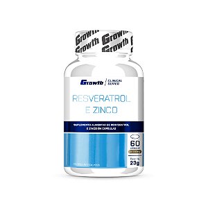 Resveratrol e Zinco 60 Softgels - Growth Supplements