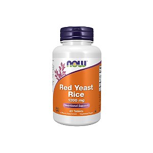 Red Yeast Rice 1200mg 60 Tabletes - Now Foods