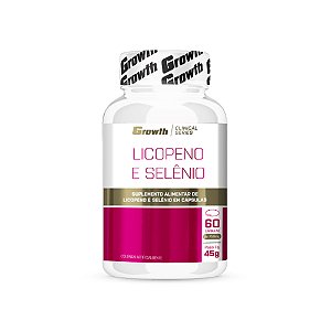 Licopeno e Selênio 60 Cápsulas - Growth Supplements