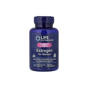 Estrogen For Women (Estrogênio para Mulheres) 30 Veg Tabletes - Life Extension