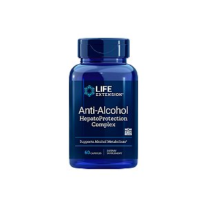 Anti-Alcohol HepatoProtection Complex 60 Cápsulas - Life Extension