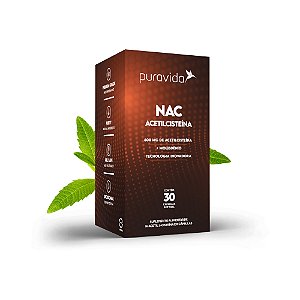 NAC ACETILCISTEÍNA + MOLIBDÊNIO 30 Softgels - Puravida