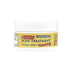 Pomada de Enxofre para Acne Potência Máxima 6g - De La Cruz