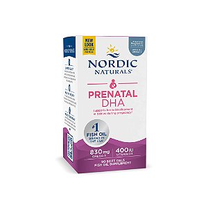 Prenatal DHA 830mg +400 IU D3 90 Softgels - Nordic Naturals