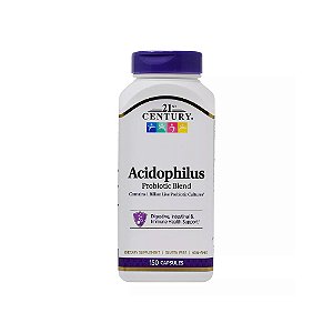 Acidophilus Probiotic Blend 150 Cápsulas - 21st Century