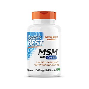 MSM com OptiMSM 1.500 mg 120 Tabletes - Doctor´s Best