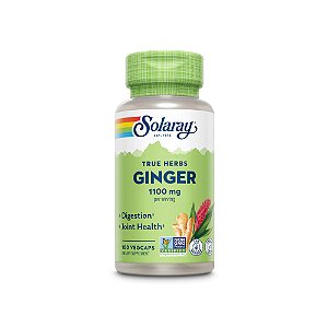 Ginger 1100mg (Gengibre) 100 Veg Cápsulas - Solaray