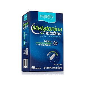 Melatonina e Triptofano 60 Cápsulas - Equaliv