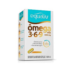 Ômega Mix 3-6-9 1000mg 60 Cápsulas - Equaliv