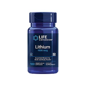 Lithium 1000mcg (Orotato de Lítio) 100 Veg Cápsulas - Life Extesion