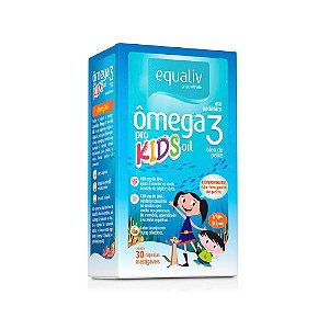 Ômega 3 Pro Kids Oil 30 Cápsulas mastigáveis - Equaliv
