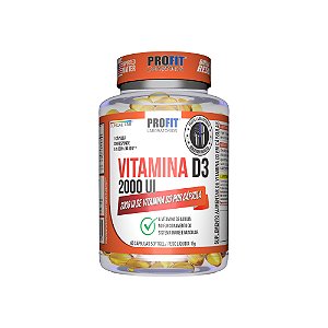 Vitamina D3 2000 UI 60 Cápsulas - PROFIT