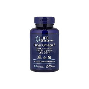 Super Omega 3 EPA/DHA Fish Oil, Sesame Lignans & Olive Extract - Life Extension