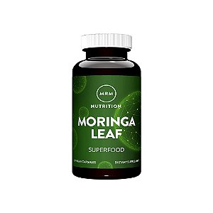 Moringa Leaf (Folha de Moringa) 600mg 60 Veg Cápsulas - MRM Nutrition