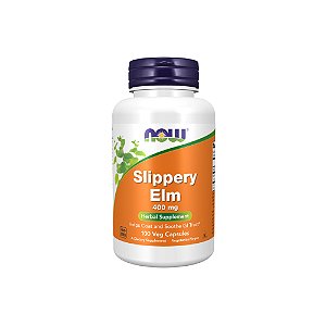 Slippery Elm 400mg (Ulmus Rubra) 100 Veg Cápsulas - Now Foods