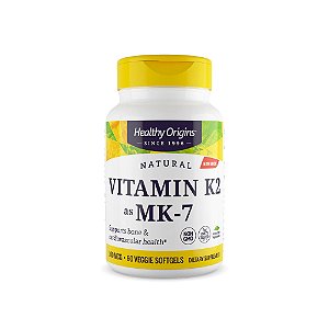 Vitamina K2 Mk7 100mcg 60 Cápsulas - Healthy Origins