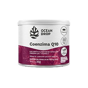 Coenzima Q10 100mg 60 Cápsulas - Ocean Drop