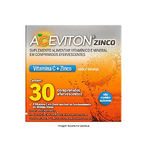 Aceviton Zinco com 30 Comprimidos Efervescentes - CIMED