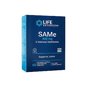 SAMe 400mg 60 Veg Comprimidos com Revestimento Entérico - Life Extension