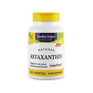 Astaxantina AstaPure® 4mg 60 Softgels - Healthy Origins