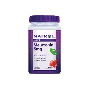 Melatonina 5mg 180 Gummies sabor Morango - Natrol
