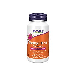 Methyl B-12 5,000mcg 90 Veg Cápsulas - Now Foods
