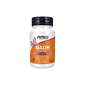 NADH (Nicotinamida) 10mg 60 Veg Cápsulas - Now Foods