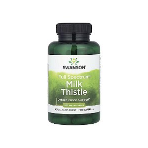 Milk Thistle 500mg 100 Cápsulas - Swanson