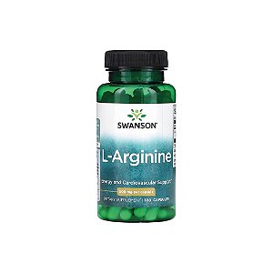 L-Arginina 500mg 100 Cápsulas - Swanson