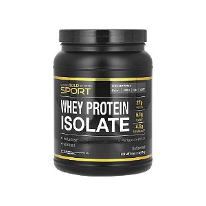Whey Protein Isolate 454g sem sabor - California Gold Nutrition