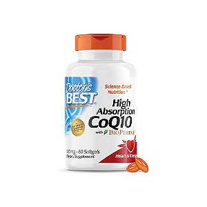 CoQ10 100mg com Bioperine 60 Veg Cápsulas - Doctor's Best
