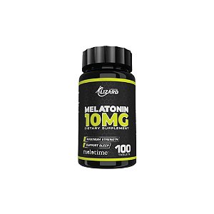 Melatonina 10mg 100 Tabletes - Lizard