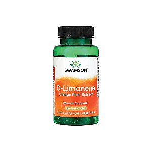 D-Limonene Extrato de Casca de Laranja 250mg 60 Softgels - Swanson