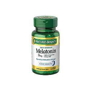 Melatonina 3mg 240 Tabletes - Nature's Bounty