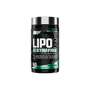 Lipo 6 STIM-FREE 60 Cápsulas - NUTREX