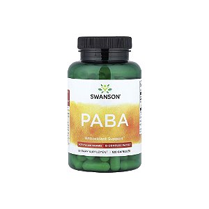 PABA 500mg 120 Cápsulas - Swanson