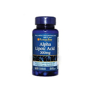 Ácido ALPHA Lipoico 300mg 60 Cápsulas - Puritan's Pride