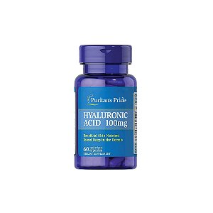 Ácido Hialurônico 100mg 60 Cápsulas - Puritan's Pride