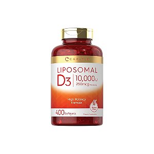 Vitamina D-3 10,000 Ui 400 Softgels - CARLYLE
