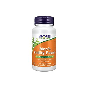 Men's Virility Power 60 Veg Cápsulas - Now Foods